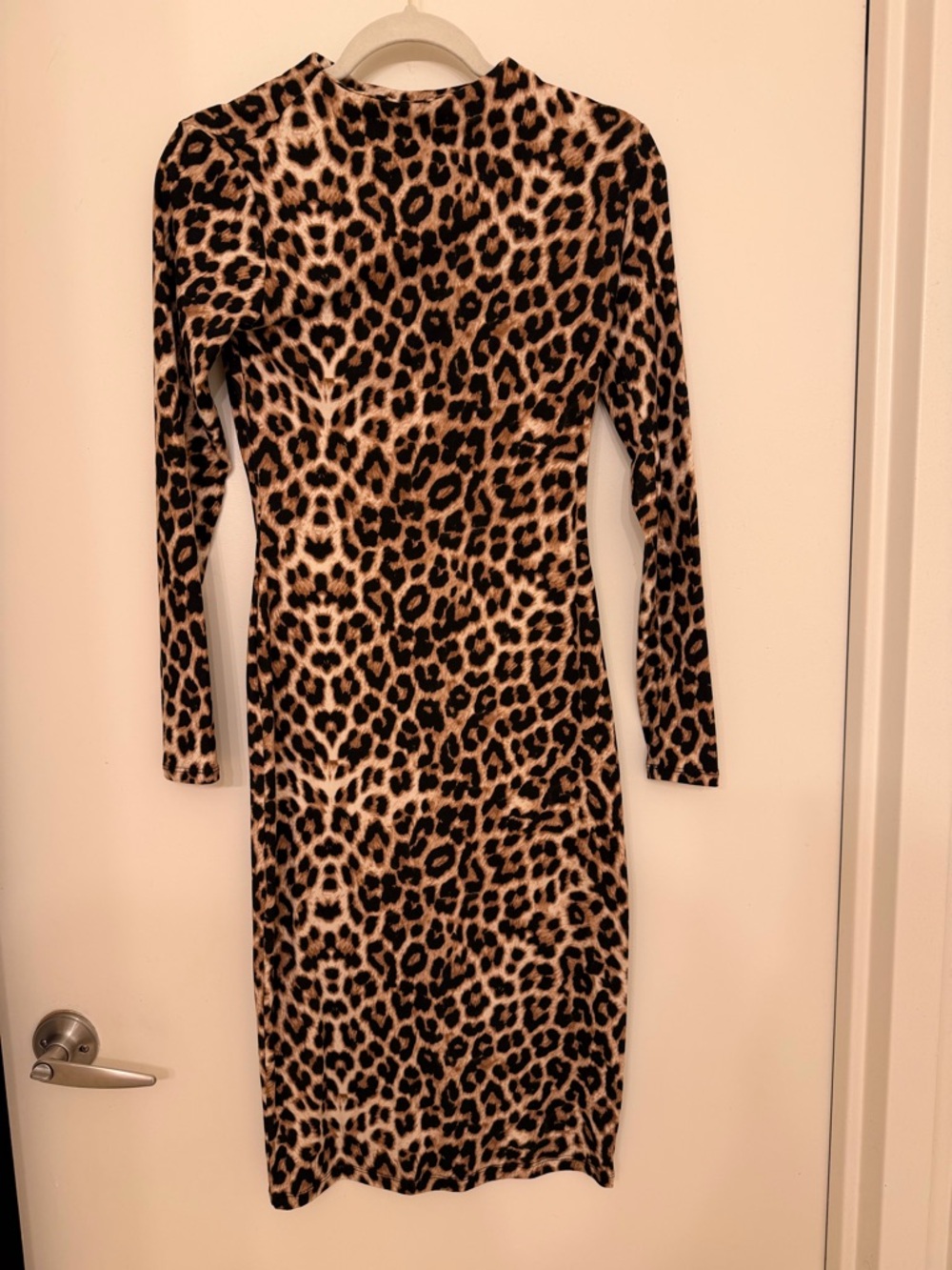 POPULAR 21 Leopard Print Top Dress Brown & Black